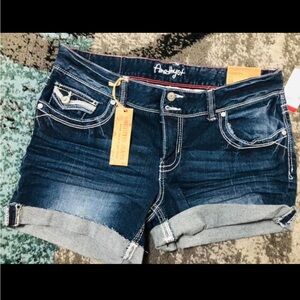 Amethyst Jeans Women's Blue Denim Shorts